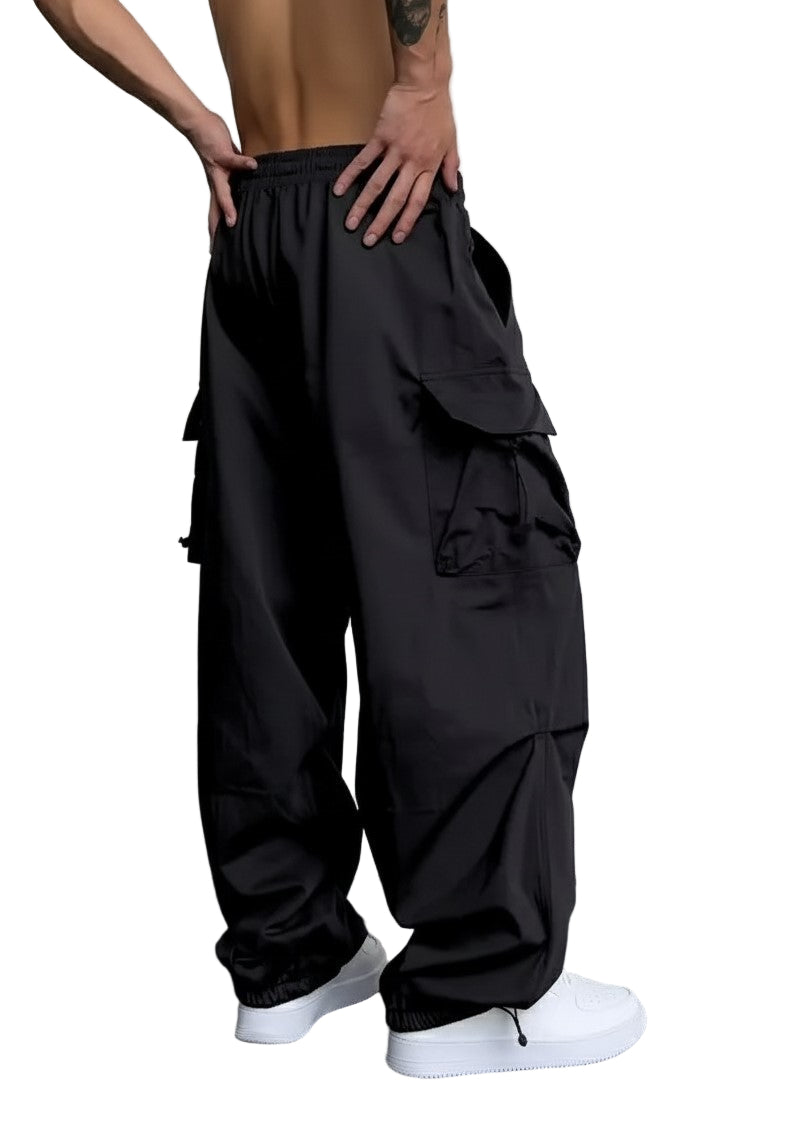 Oversized Cargo Parachute Pants