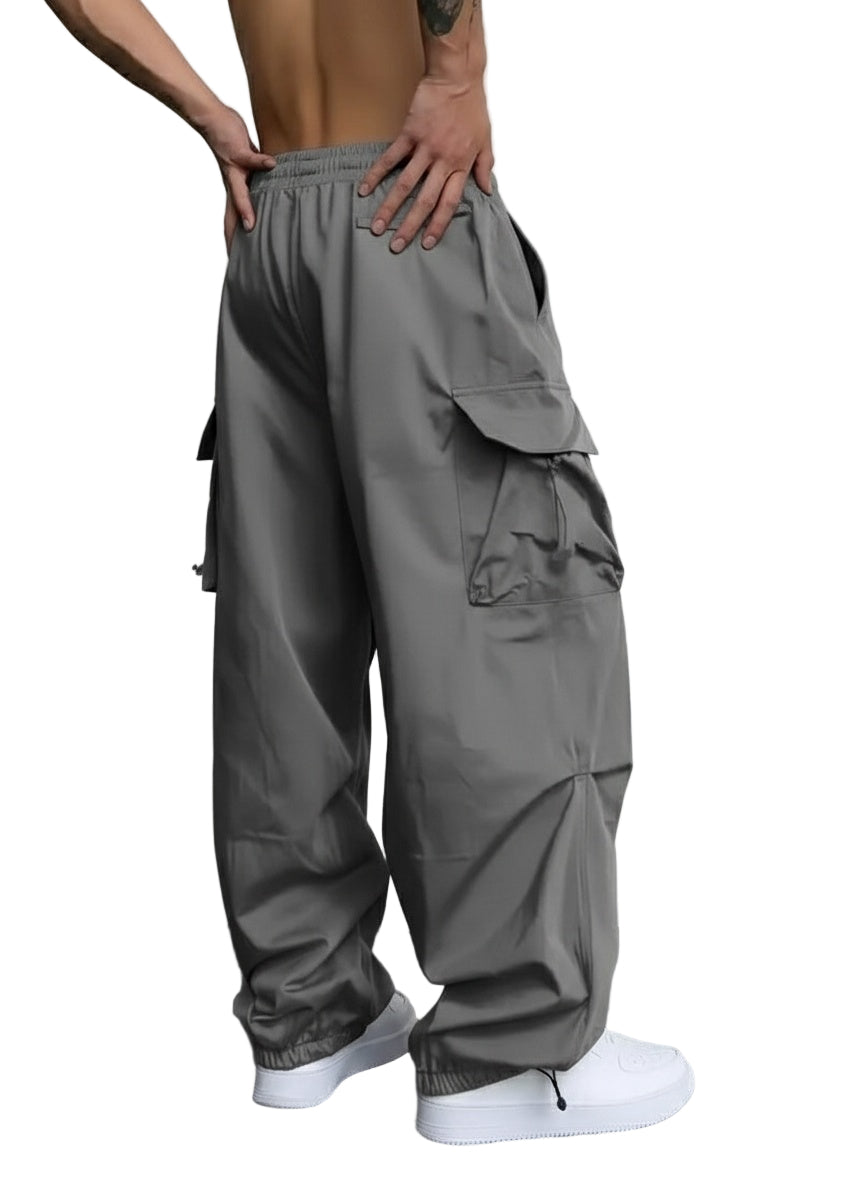Oversized Cargo Parachute Pants