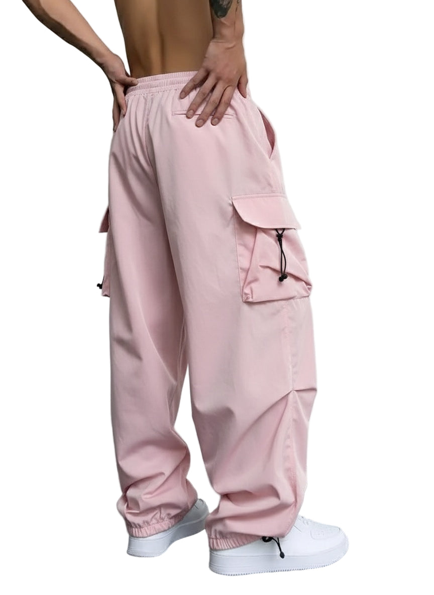 Oversized Cargo Parachute Pants