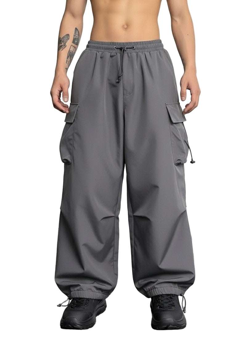 Oversized Cargo Parachute Pants