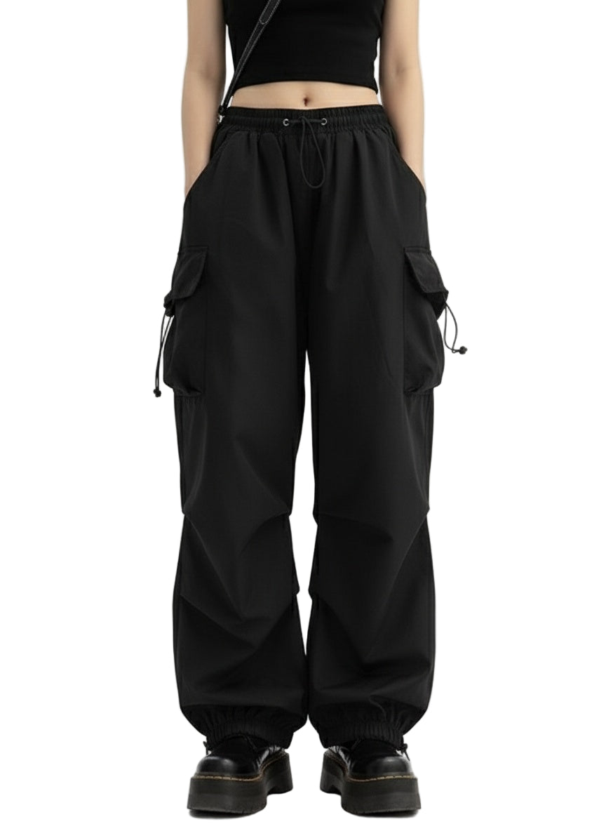 Oversized Cargo Parachute Pants