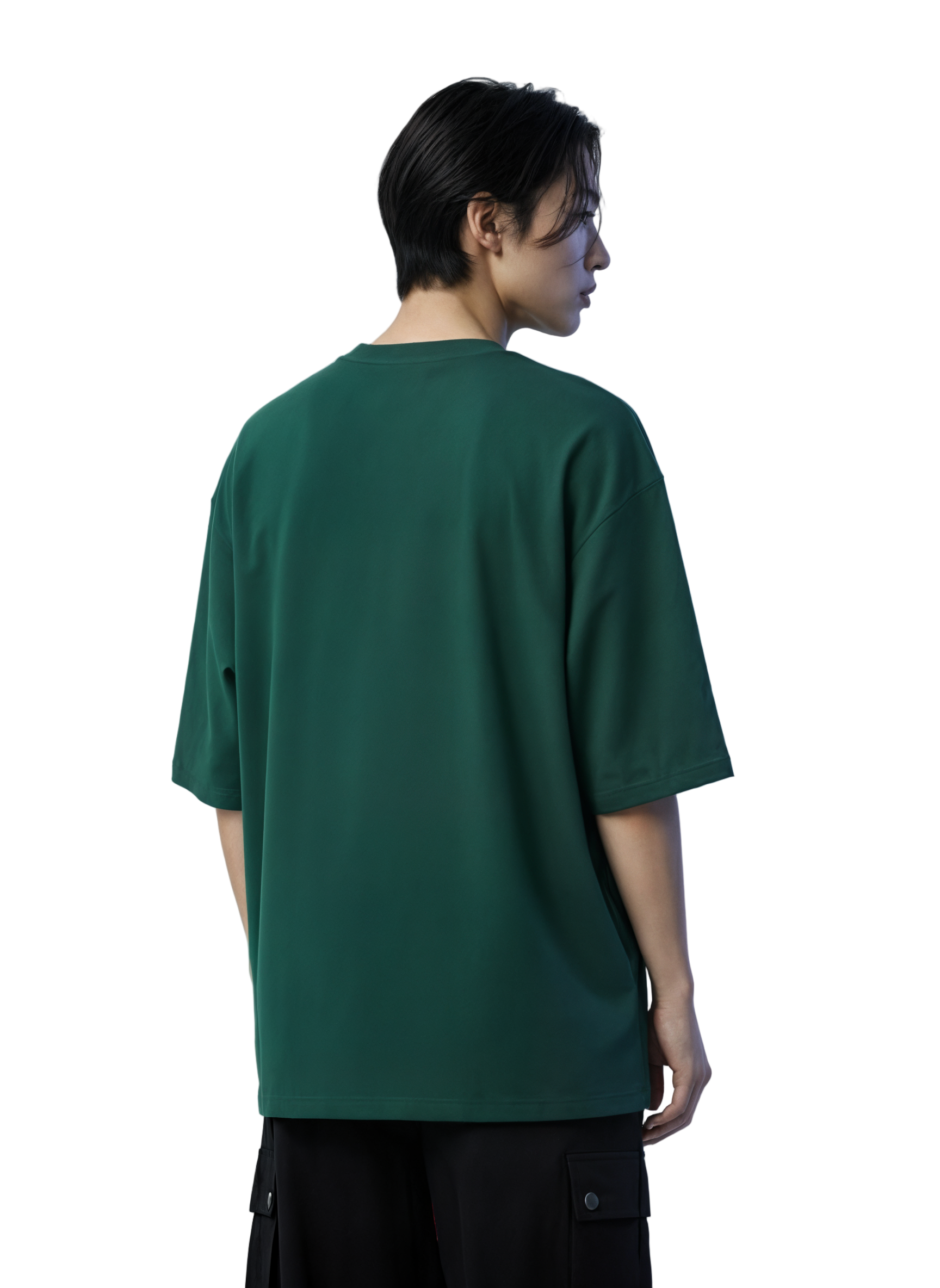 Round Neck Drop Shoulder T-Shirt