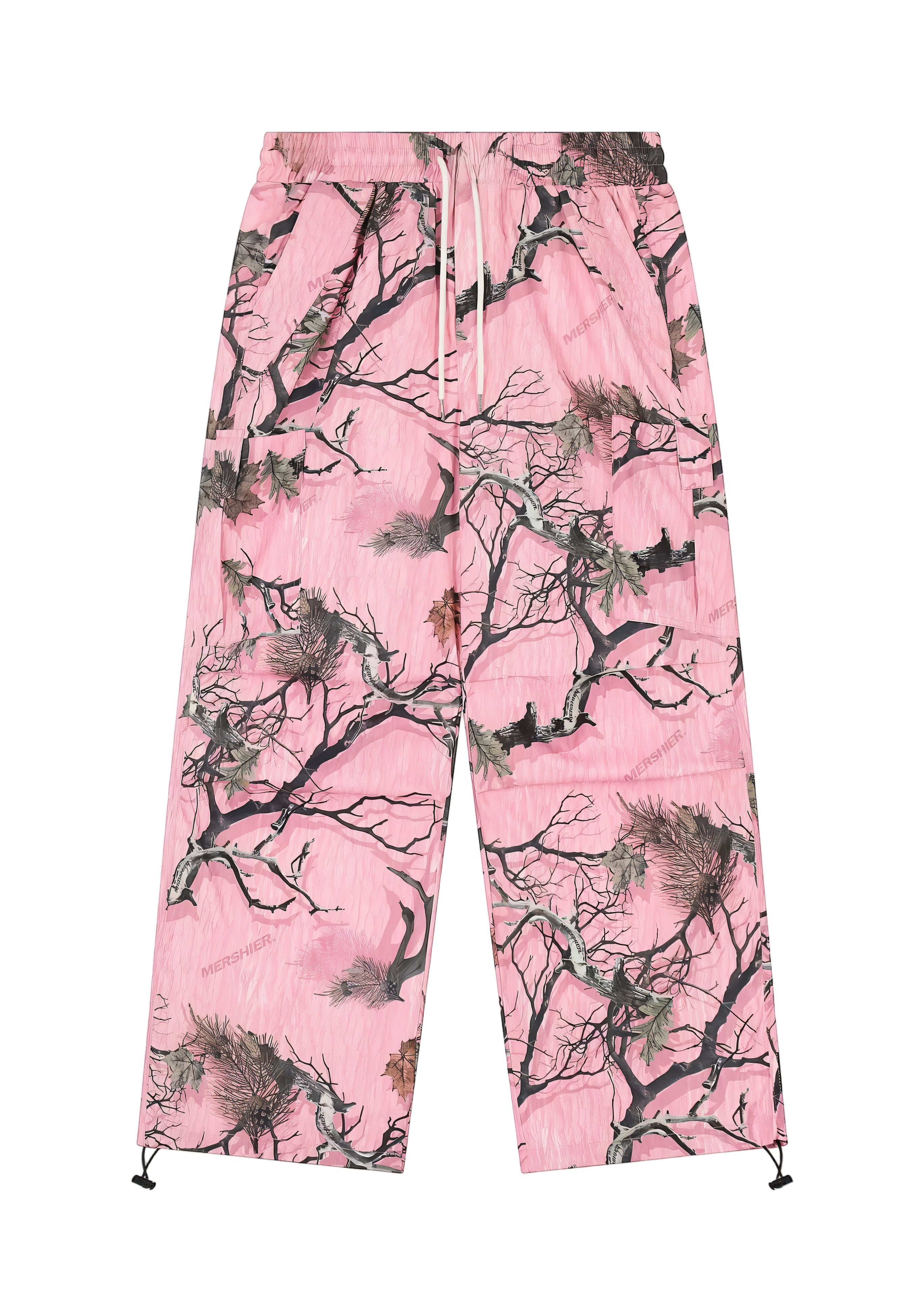 Loose-fit Straight-leg Printed Cargo Pants