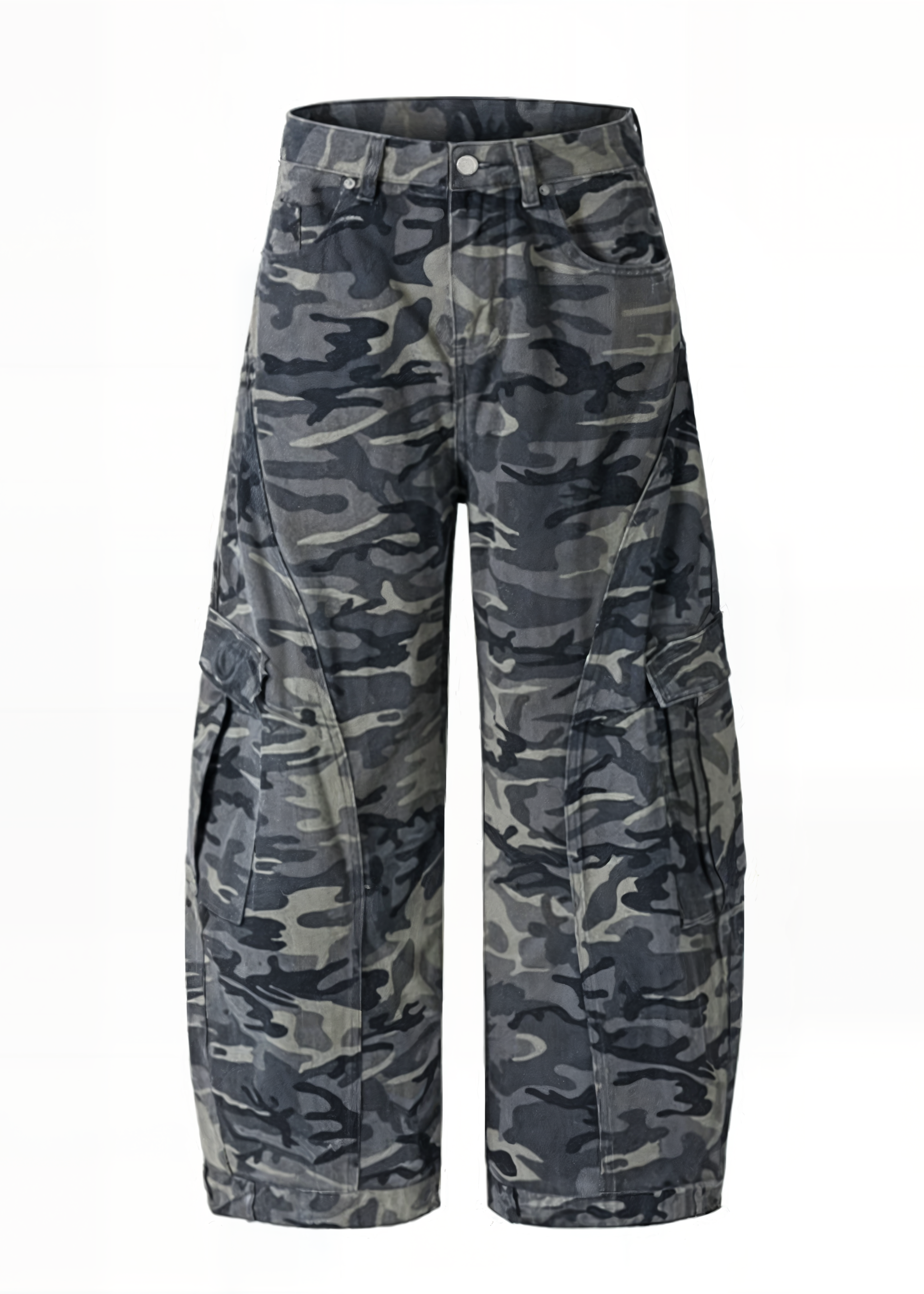 Camouflage Wide Leg Pants