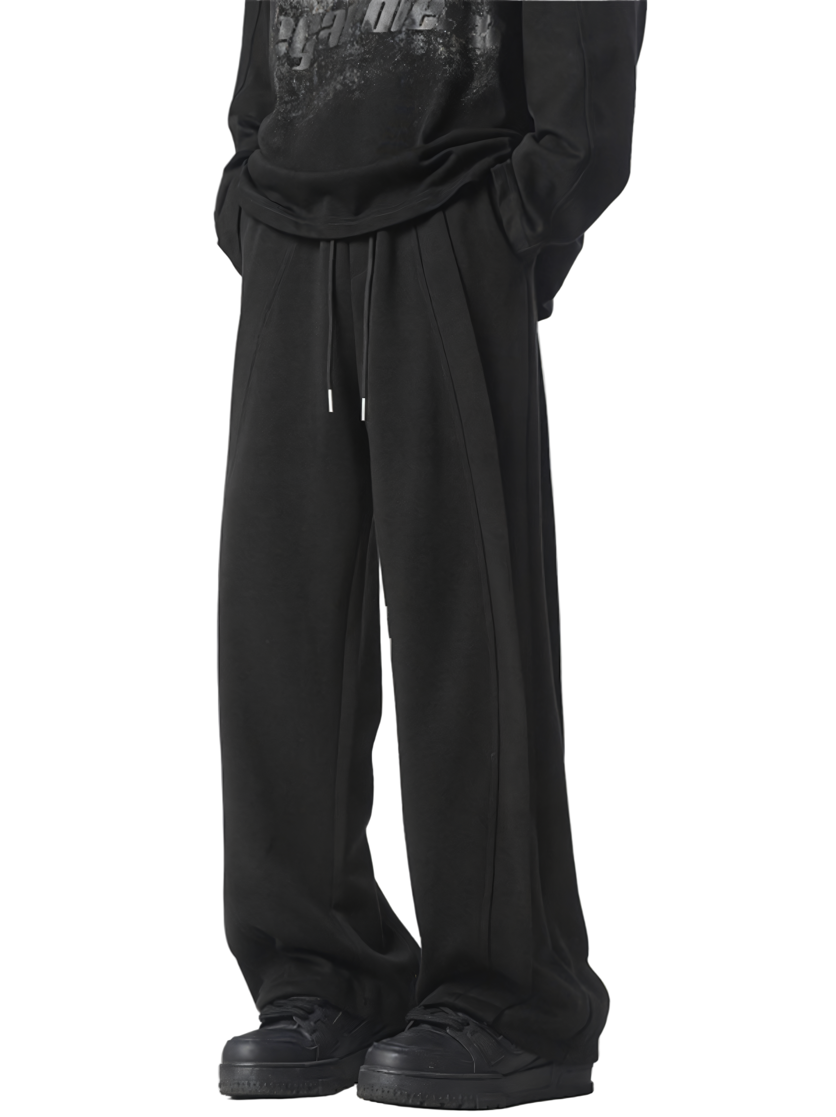 Drawstring Wide Leg Pants