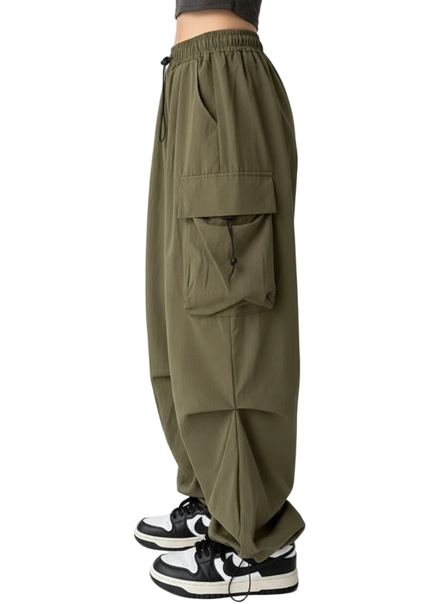 Oversized Cargo Parachute Pants