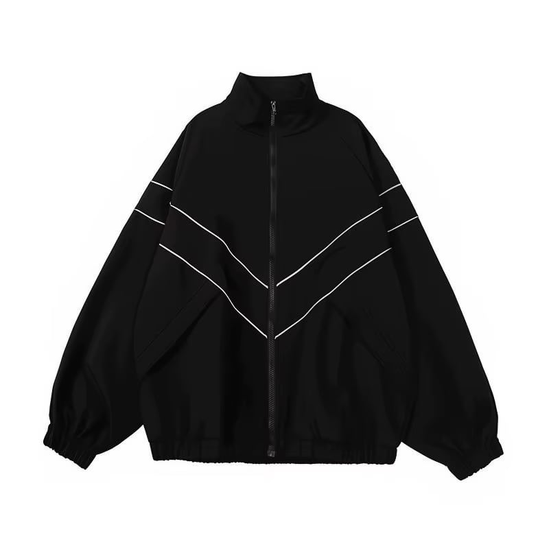 Loose-fit Zipper Outdoor Casual Jacket