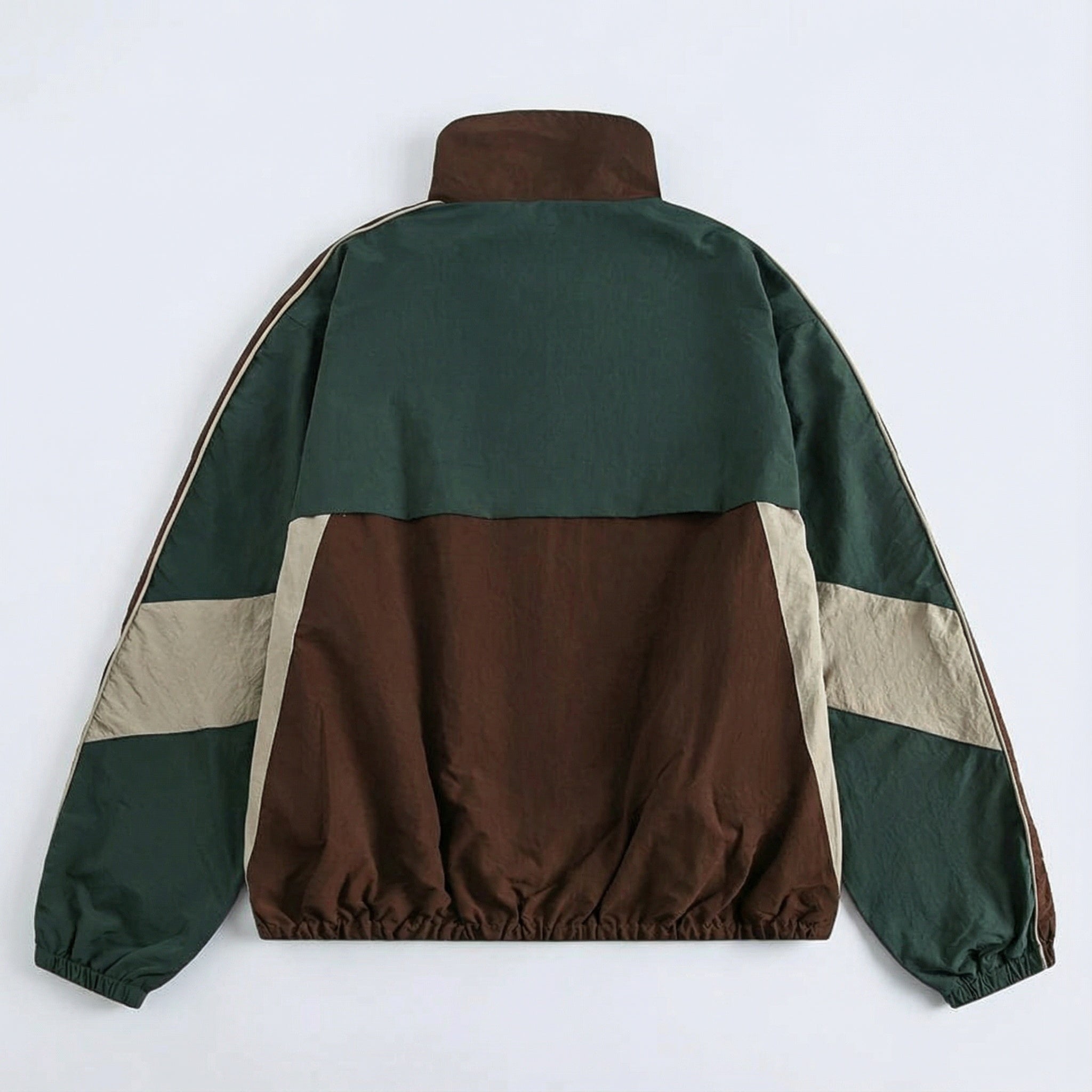 Patchwork Colorblock Windbreaker
