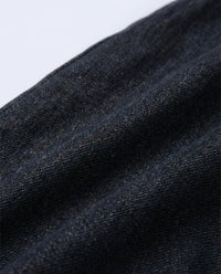 Curved Knife Wide-Leg Denim