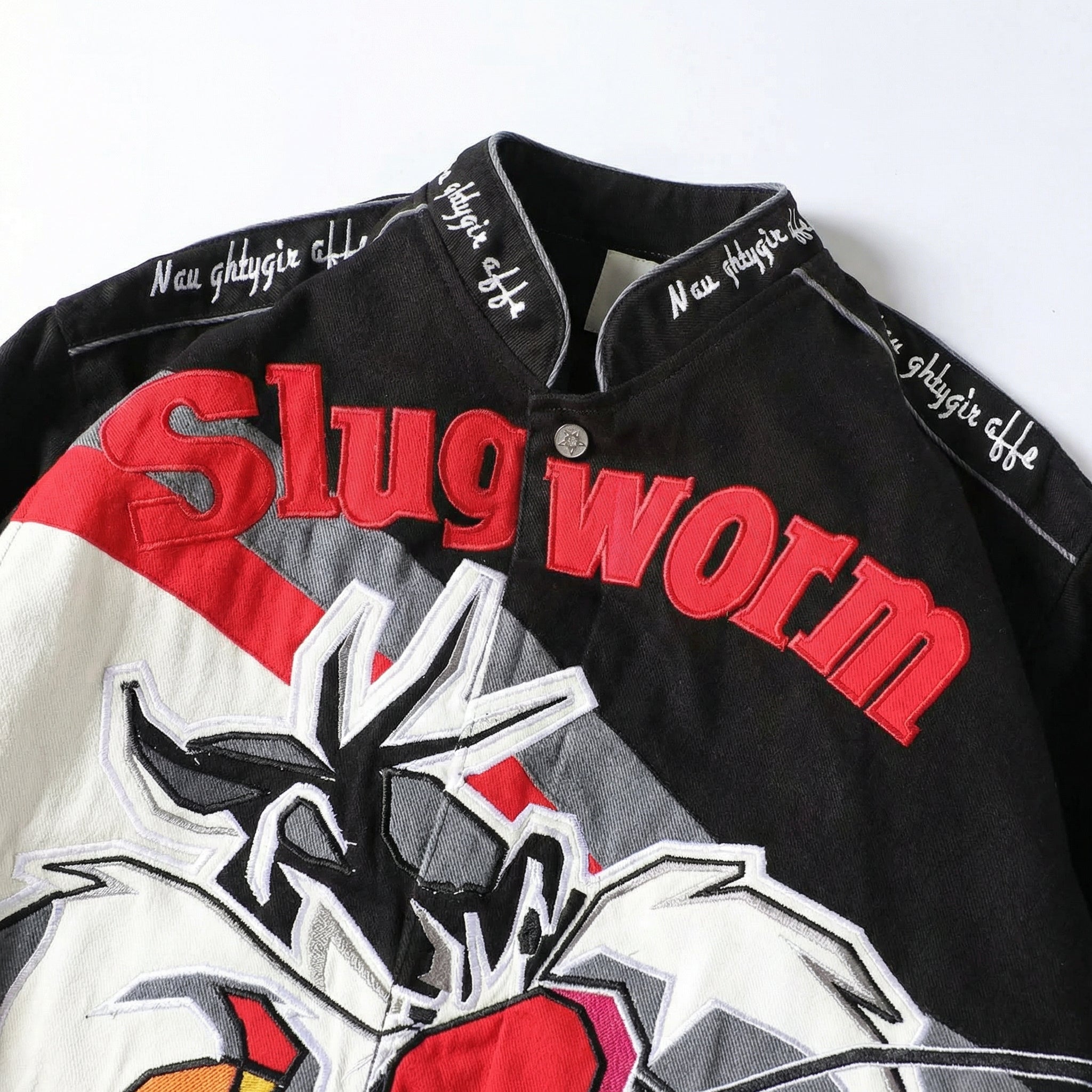 Anime Embroidered Baseball Jacket