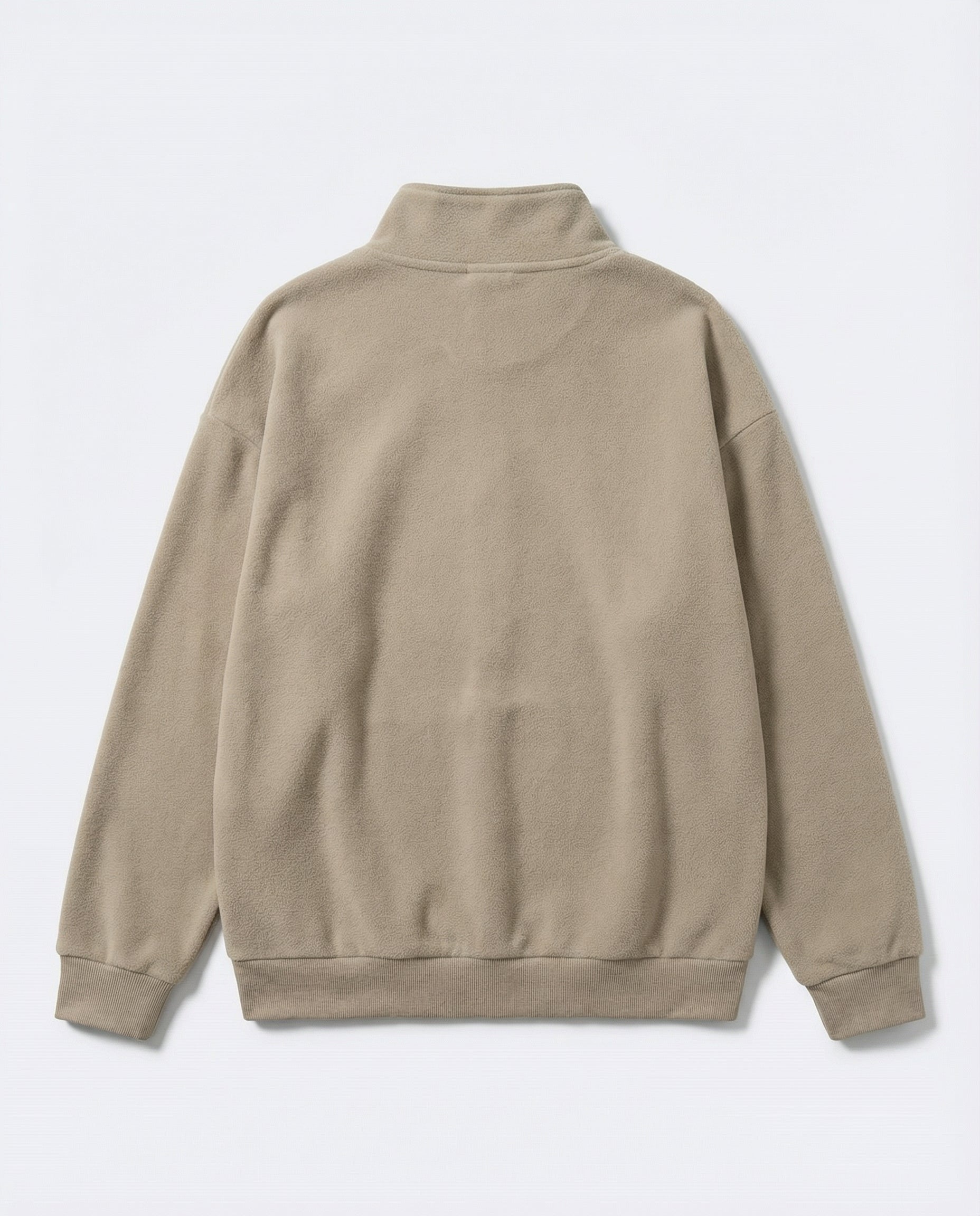 Polar Fleece Half-Zip Turtleneck Sweatshirt