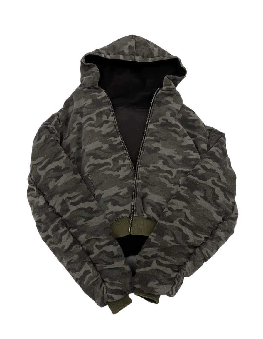 Reversible Camouflage Camo Jacket