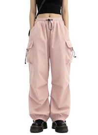 Oversized Cargo Parachute Pants