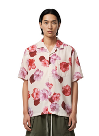 Floral Print Casual Button-Up Shirt