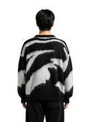 Contrast Round Neck Long Sleeve Sweater