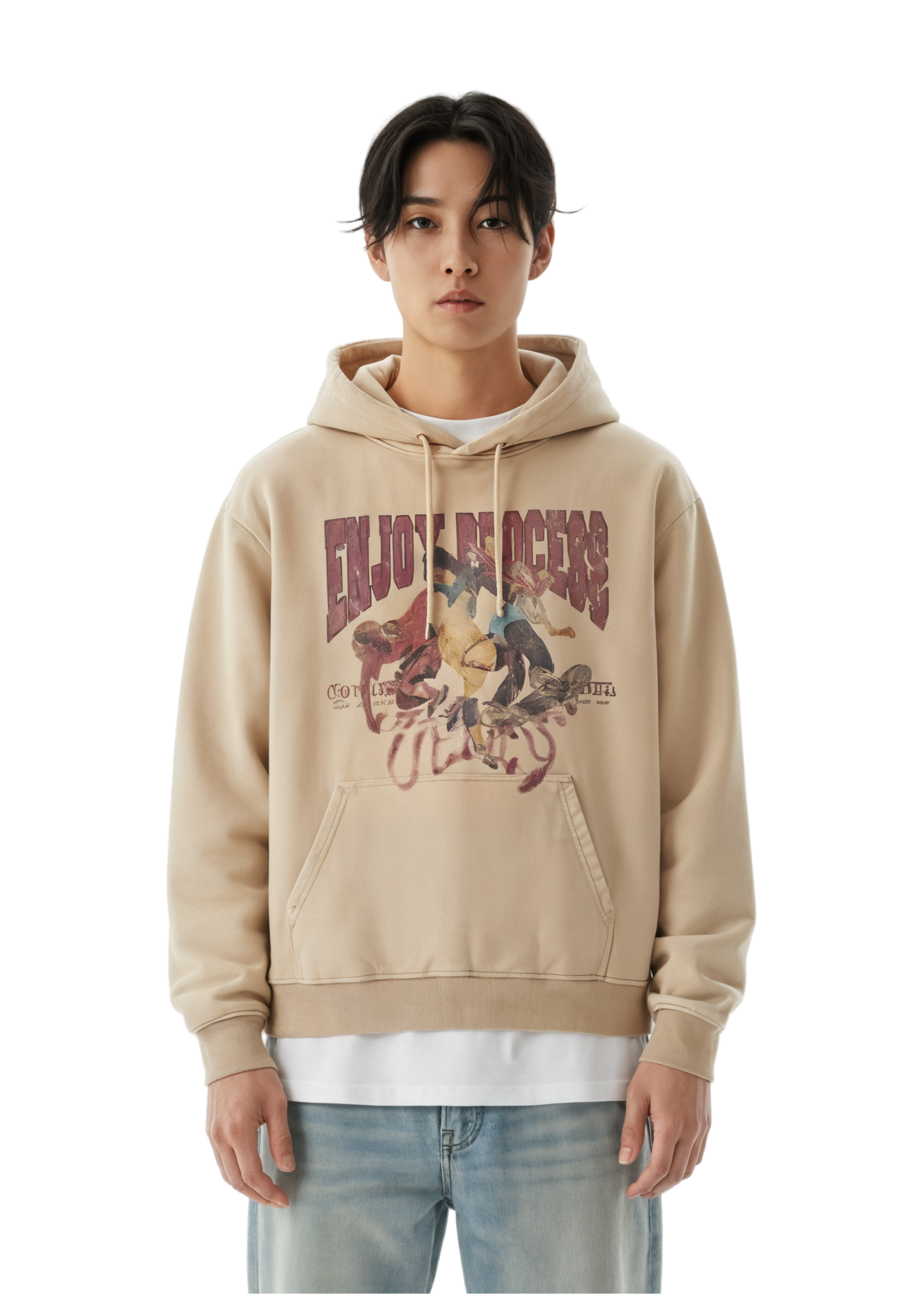 Graphic Long Sleeve Hoodie