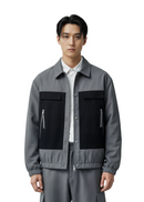 Snap Down Long Sleeve Jacket