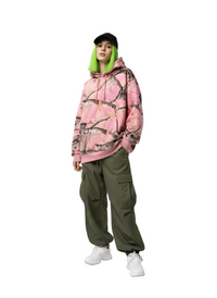 The Pink Camo Set 2 (Camo Hoodie  + Cargo Pant Bundle)