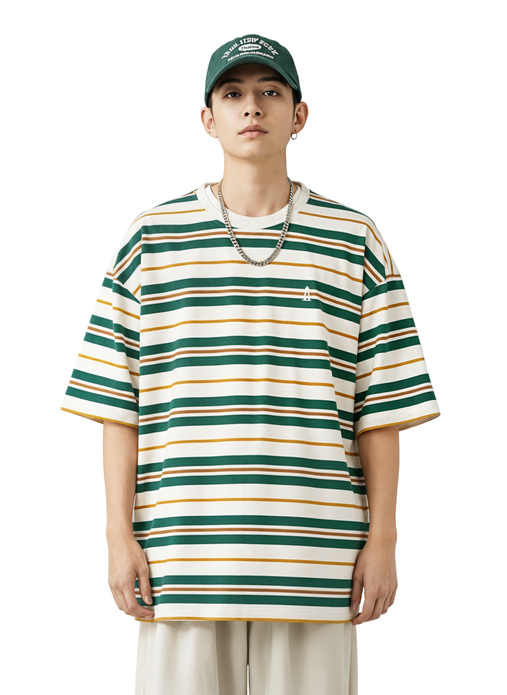 Round Neck Striped T-Shirt