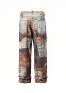 3D Printed Ripped Hole Jeans