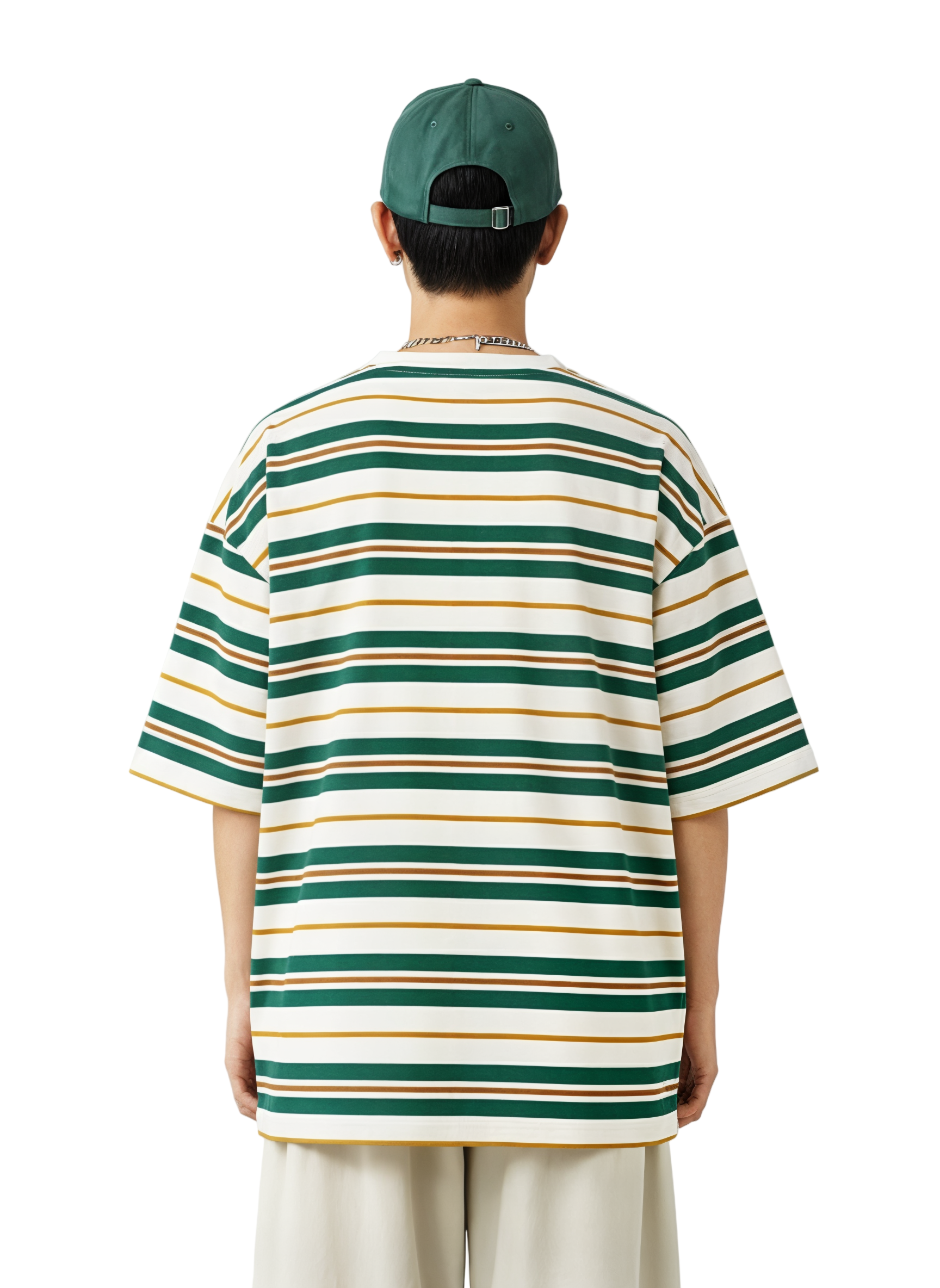 Round Neck Striped T-Shirt