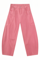 Mid Rise Wide Leg Jeans