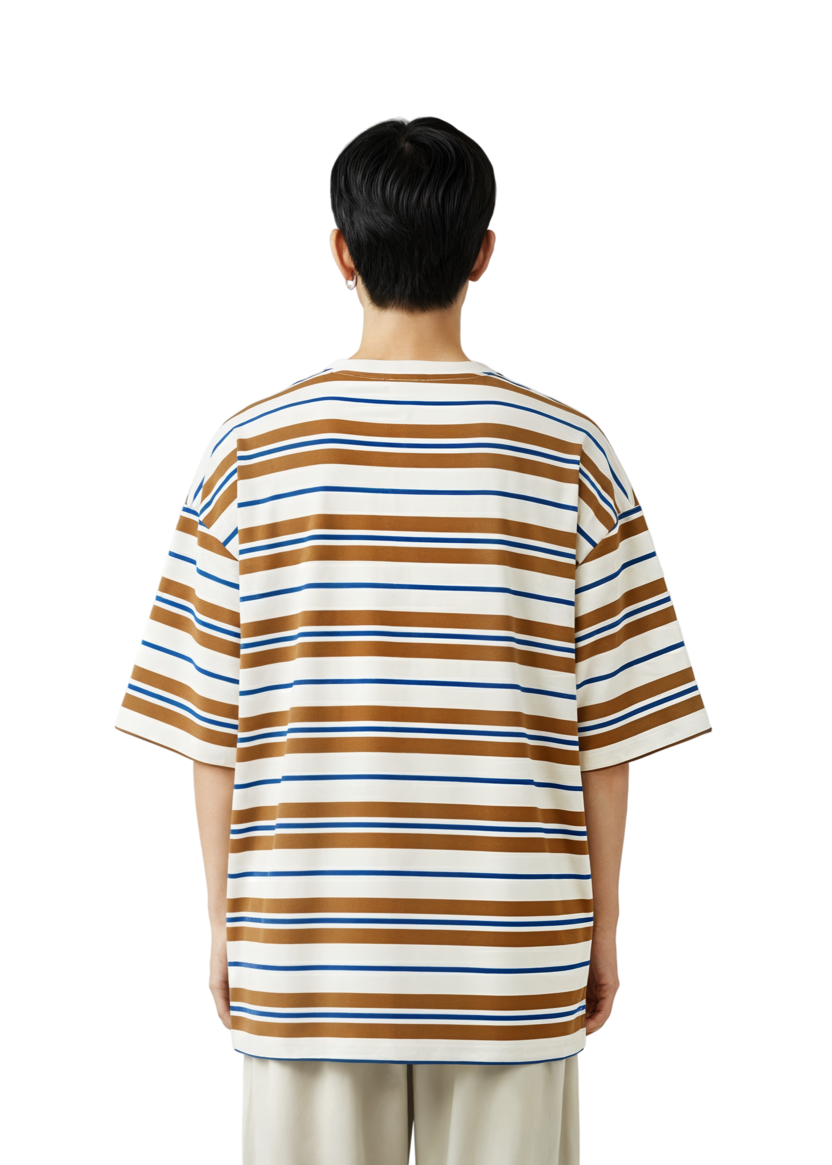 Round Neck Striped T-Shirt