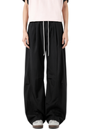 Elastic Waist Wide Leg Pants