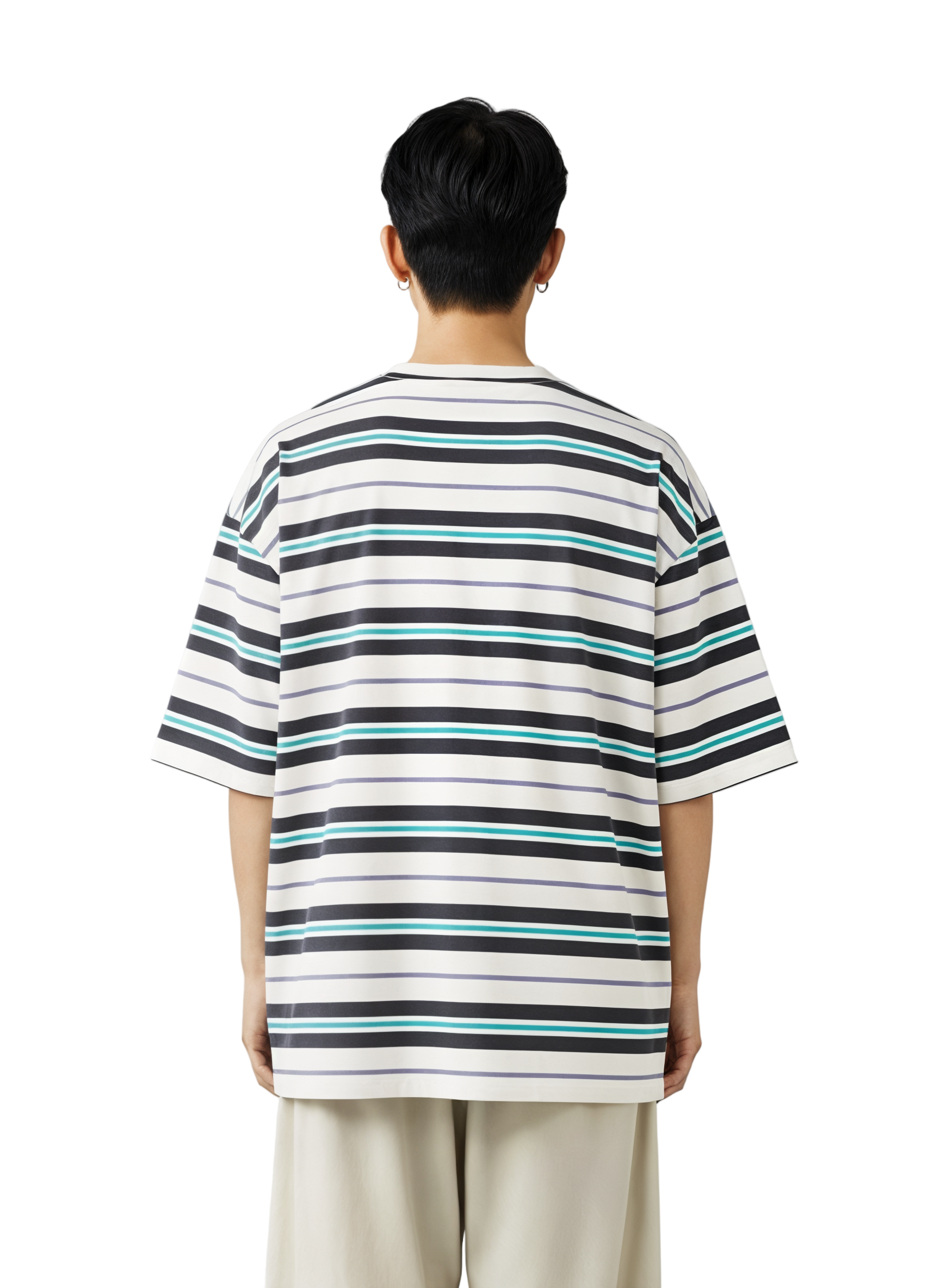 Round Neck Striped T-Shirt
