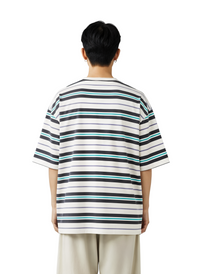 Round Neck Striped T-Shirt
