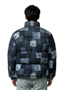 Patchwork Cotton Padded Winter Parka