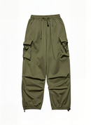Oversized Cargo Parachute Pants