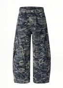 Camouflage Wide Leg Pants