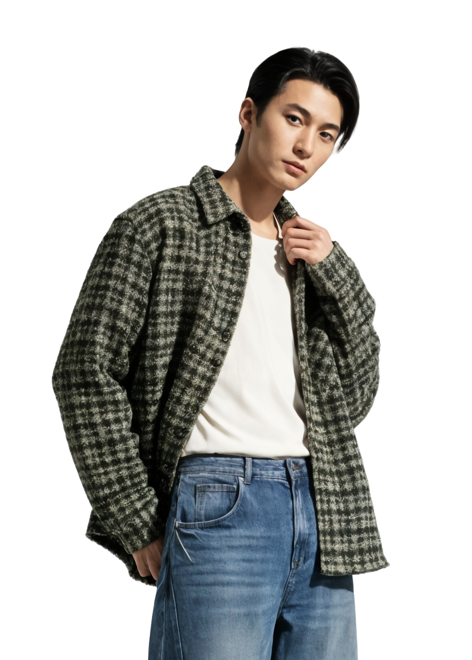 Button Up Shirt with Chest Pocket