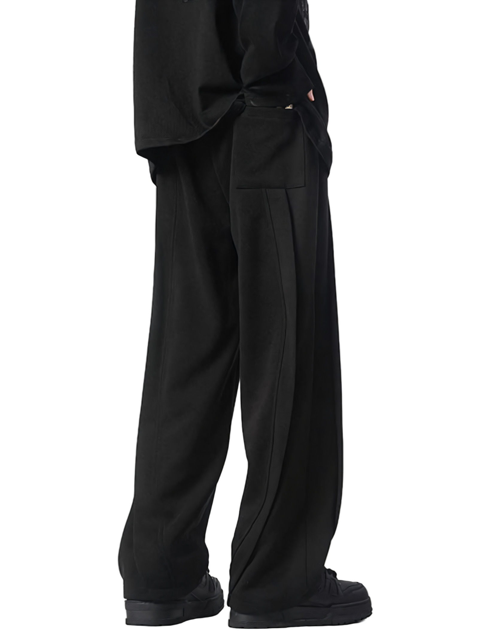 Drawstring Wide Leg Pants