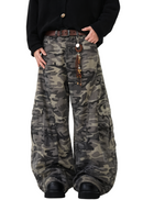 Camouflage Wide Leg Pants