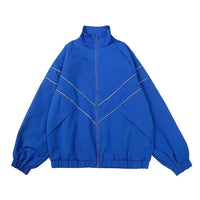Loose-fit Zipper Outdoor Casual Jacket