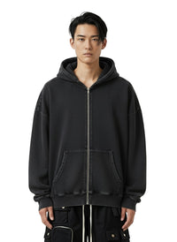 Zip Up Long Sleeve Hoodie