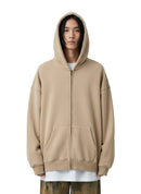 Zip Up Long Sleeve Hoodie