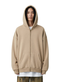 Zip Up Long Sleeve Hoodie
